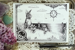 Divine Picnic - 5x7 Blank Greeting Card.